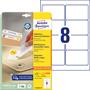 Label, universal, removeable, 96x63,5 mm, AVERY ZWECKFORM, 240 label/pack